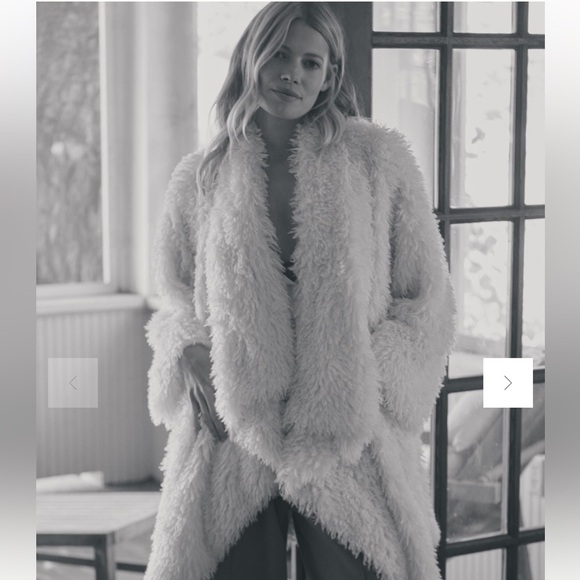 Daily Practice by Anthropologie Faux-Fur Jacket size Medium - Picture 2 of 6